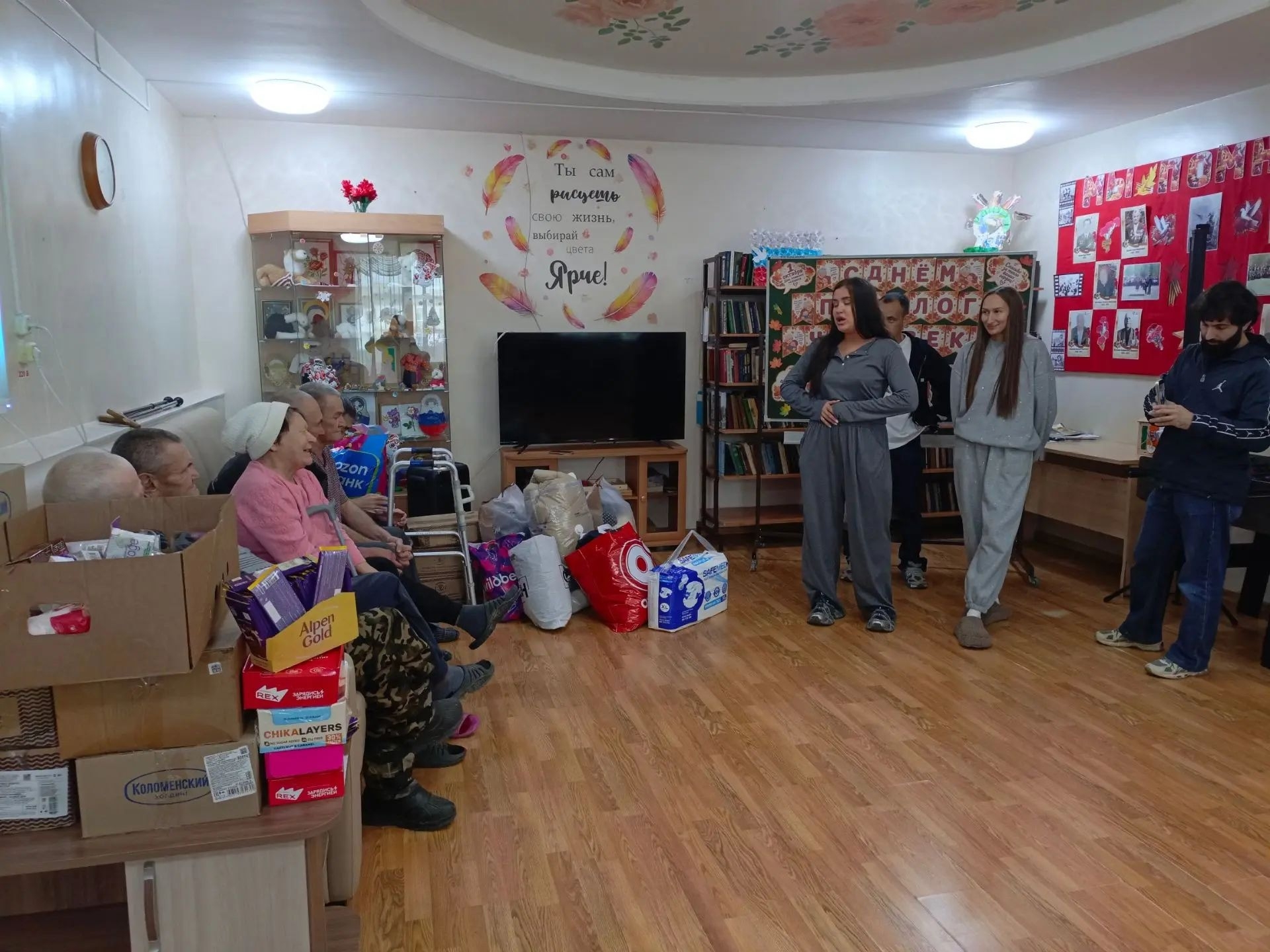 Приезд волонтёров в Бичурский ДСО